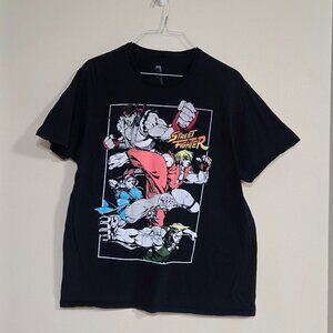 Street Fighter Capcom Ryu Ken Chun Li Guile T Shirt Mens 2XL